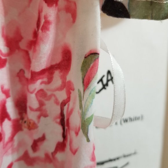 Show Me Your MuMu robe O/S Brie Garden Of Blooms floral rose print open front - Picture 5 of 16